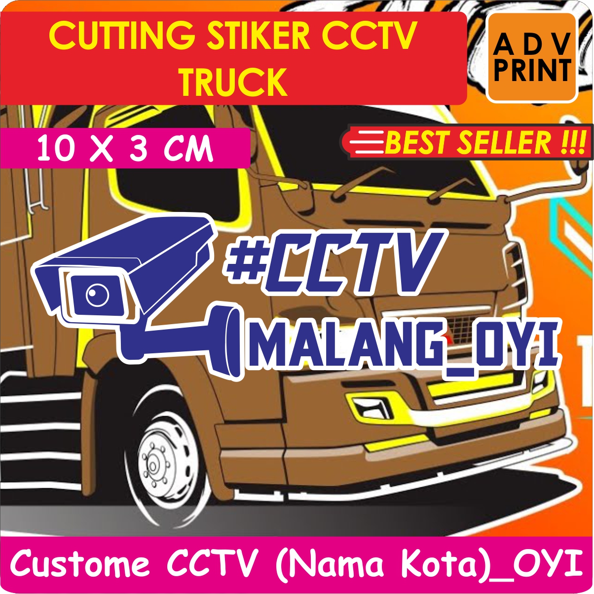 Detail Ukuran Stiker Cctv Truk Nomer 41