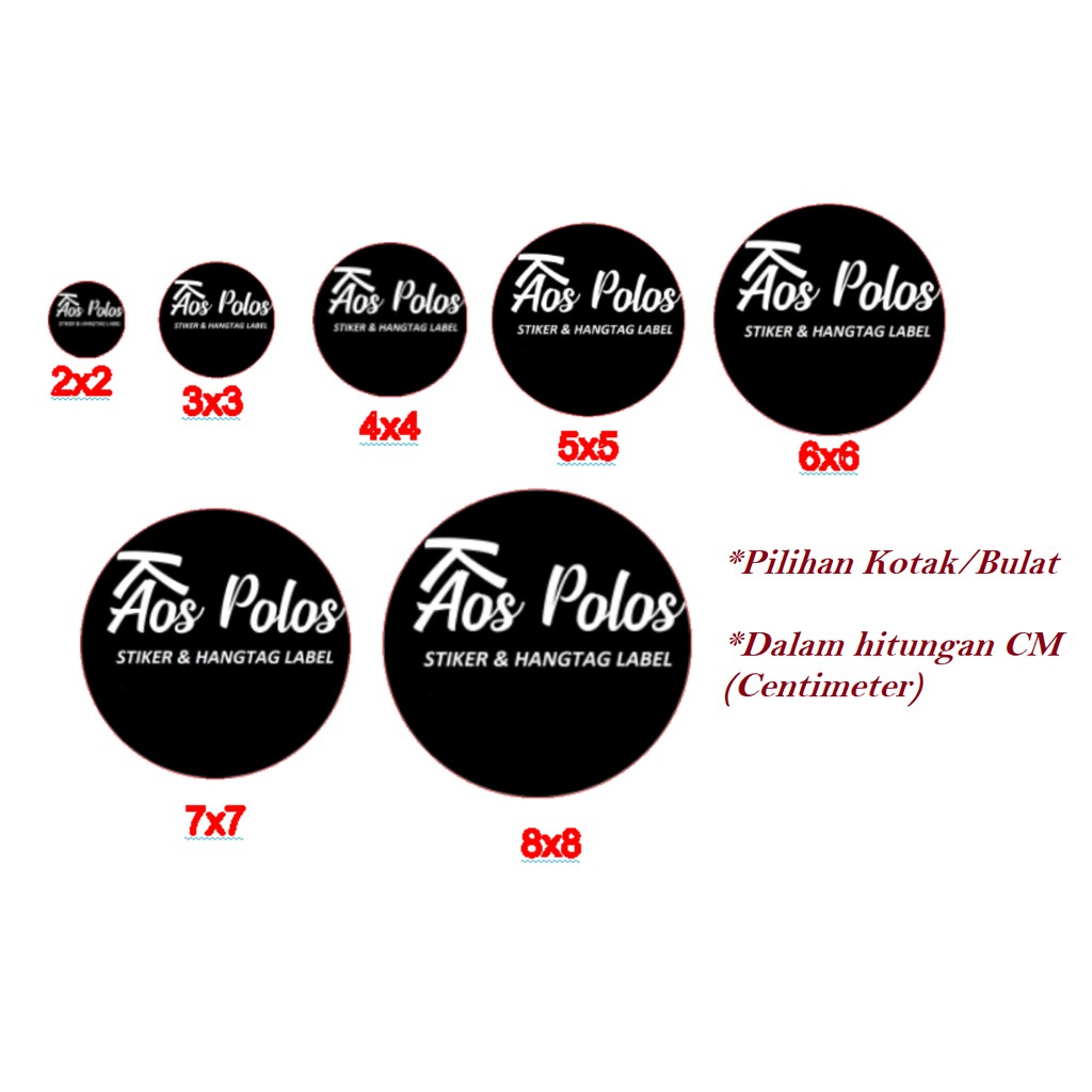 Detail Ukuran Stiker Logo Bulat Koleksi Nomer 30