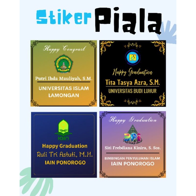 Detail Ukuran Stiker Piala Nomer 52