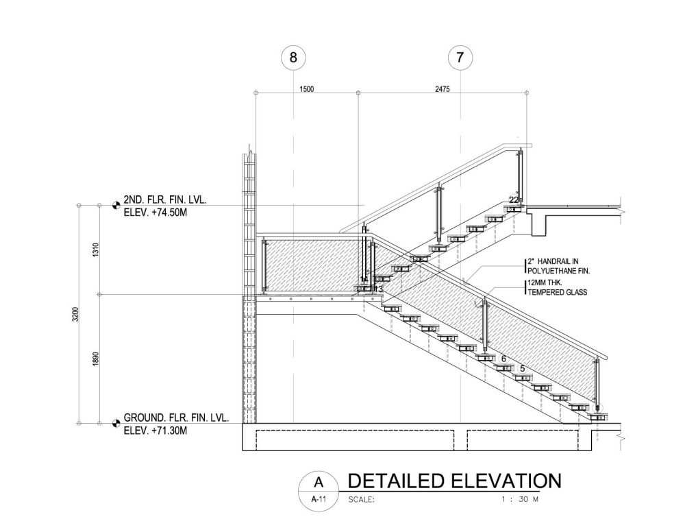 Detail Ukuran Tangga Rumah Nomer 2