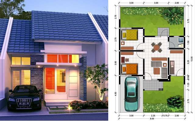 Detail Ukuran Tipe Rumah Nomer 13