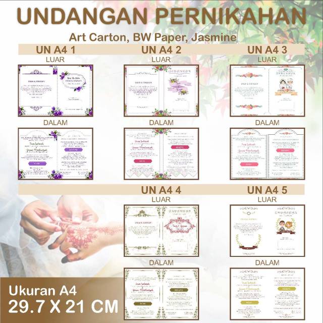 Detail Ukuran Undangan Pernikahan Nomer 32