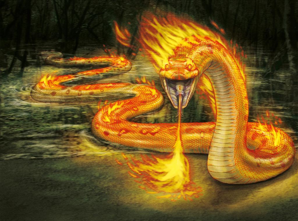 Detail Ular Naga Api Nomer 9