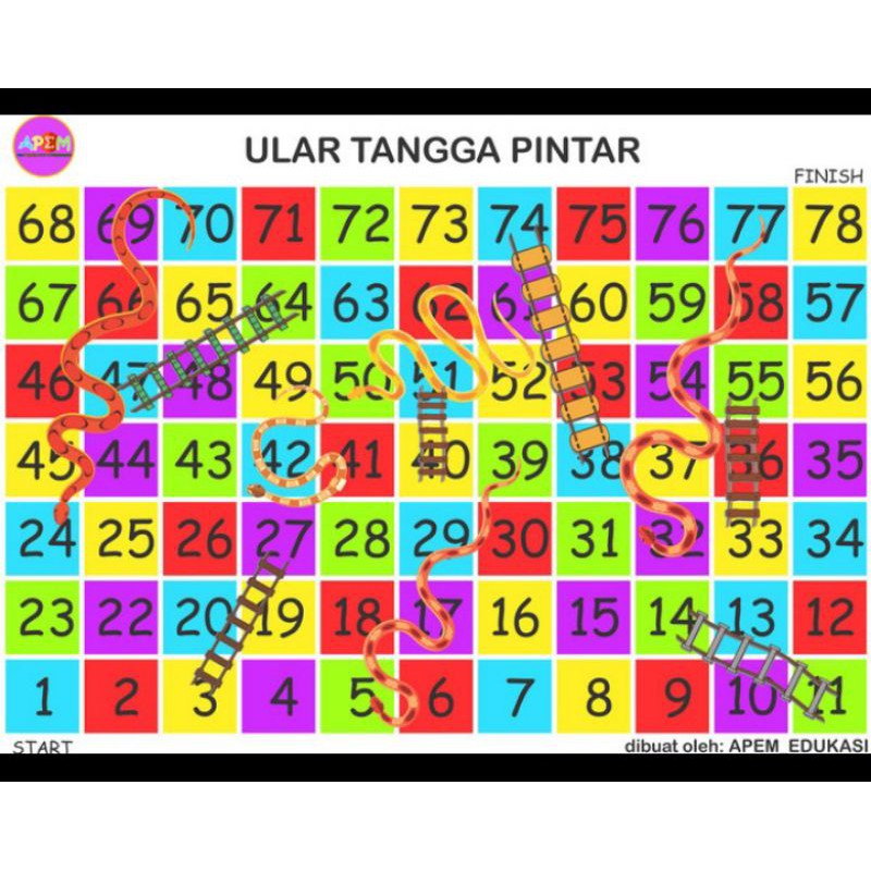 Detail Ular Tangga Matematika Nomer 3