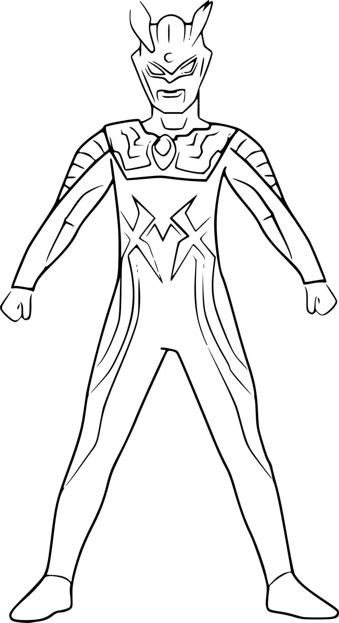 Detail Ultraman Zero Coloring Pages Nomer 13