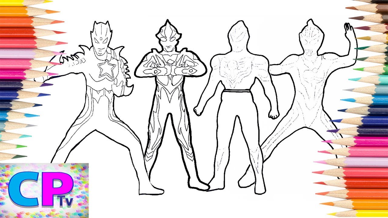 Detail Ultraman Zero Coloring Pages Nomer 18