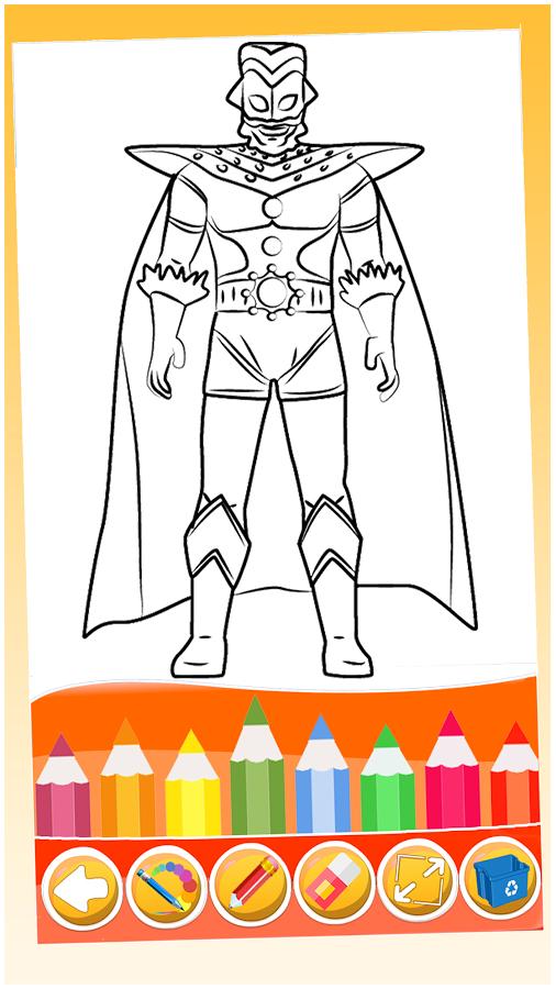 Detail Ultraman Zero Coloring Pages Nomer 31