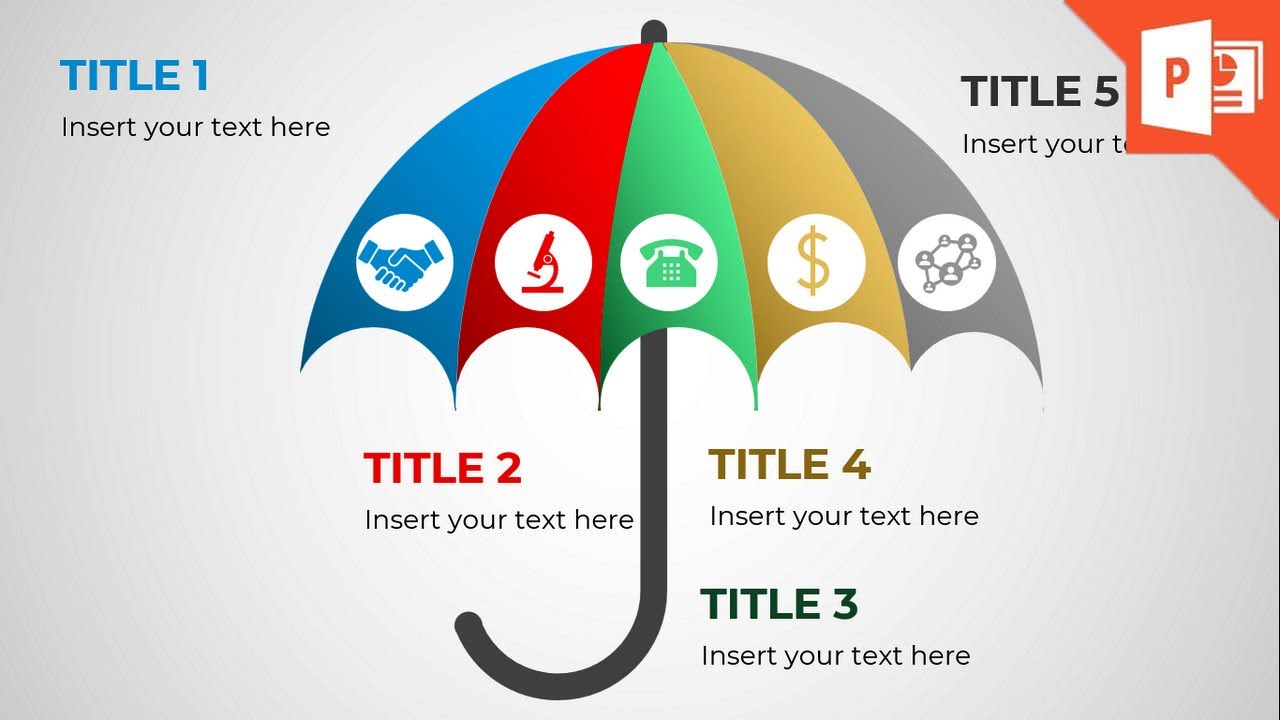 Detail Umbrella Graphic For Powerpoint Nomer 21