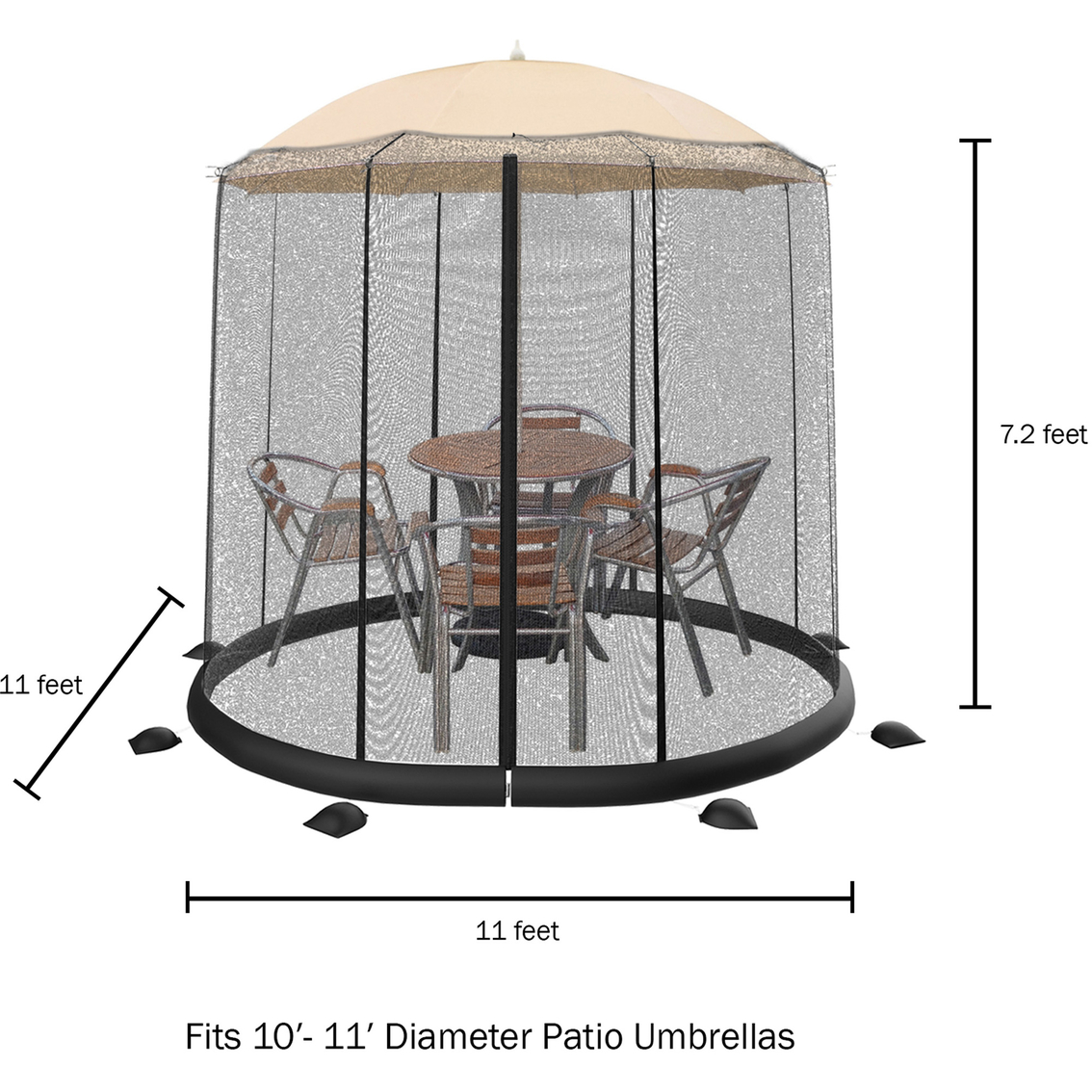 Detail Umbrella With Mosquito Net Nomer 31