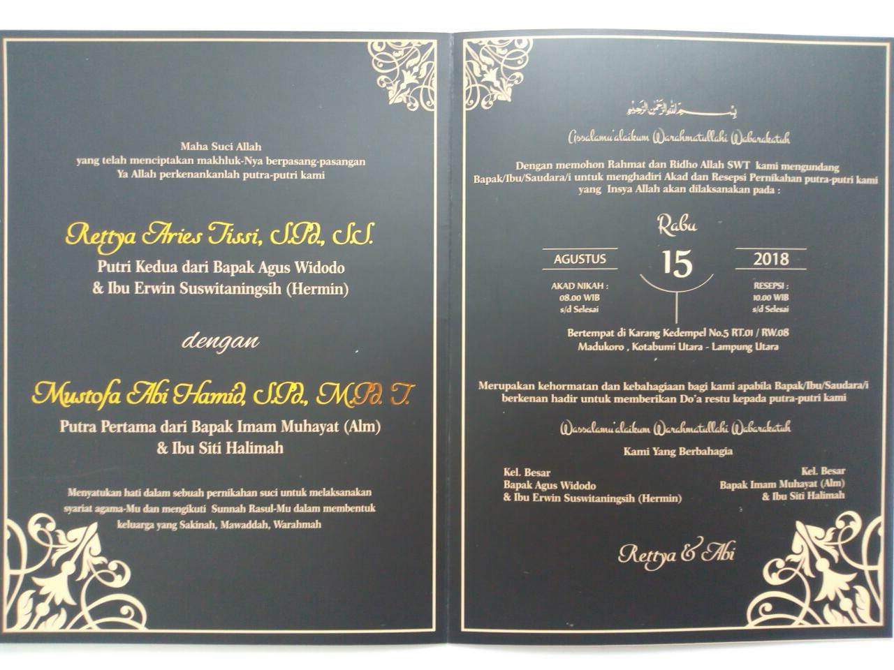 Detail Undangan Akad Nikah Nomer 6