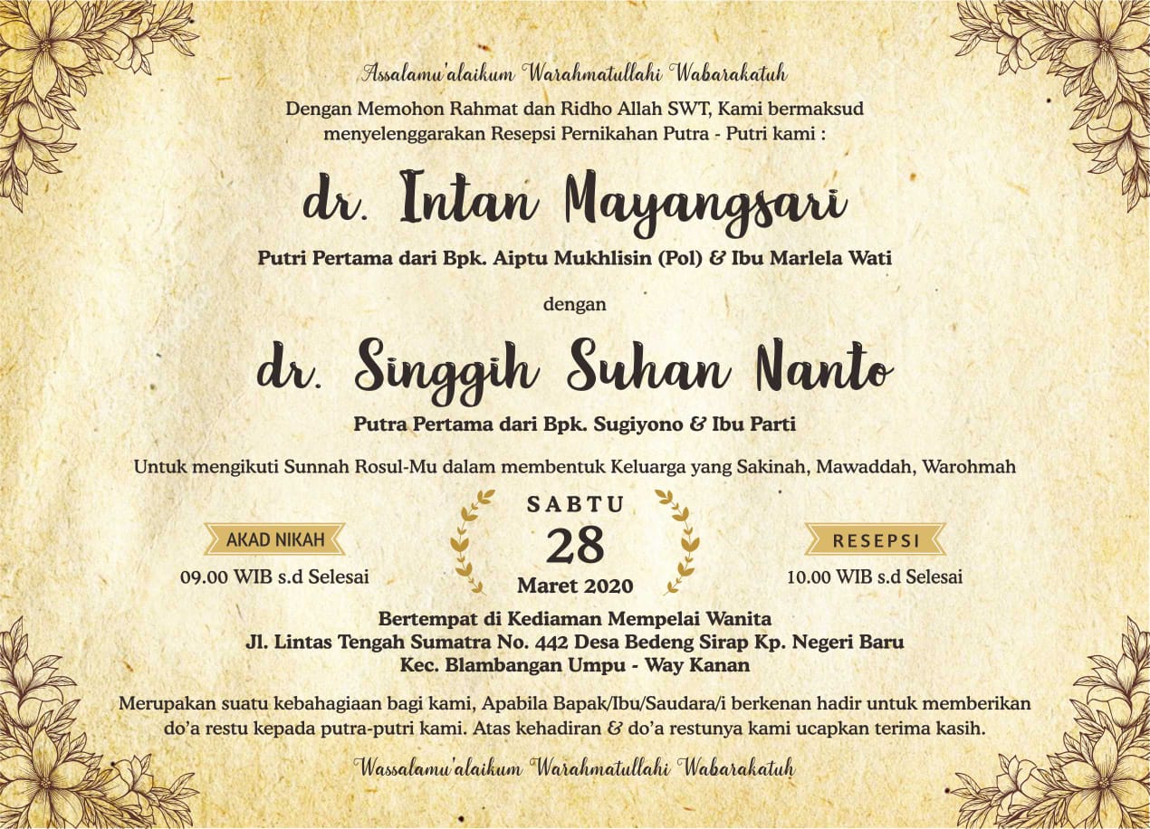 Detail Undangan Akad Nikah Nomer 9