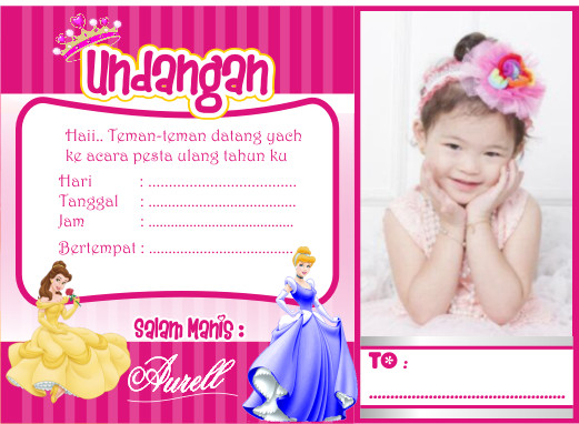Undangan Anak Ulang Tahun - KibrisPDR