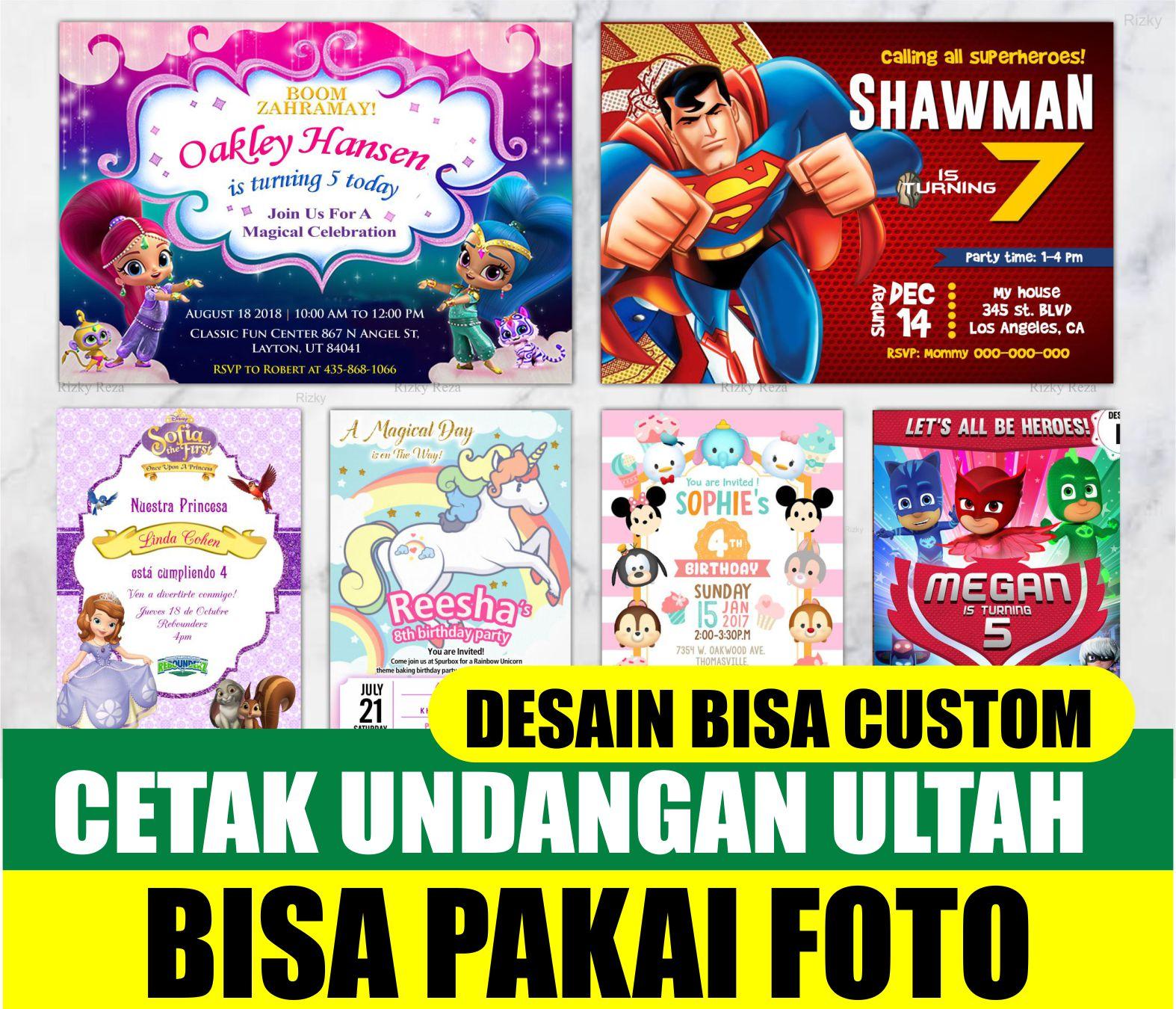 Detail Undangan Anak Ulang Tahun Nomer 17