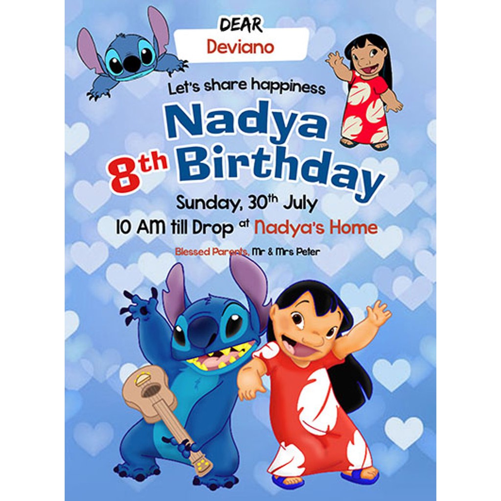 Detail Undangan Anak Ulang Tahun Nomer 46
