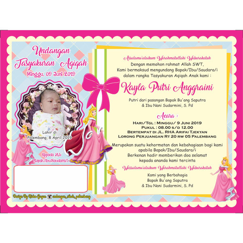 Detail Undangan Aqiqah Anak Nomer 16