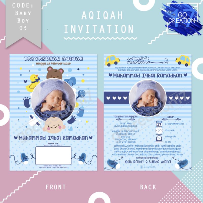 Detail Undangan Aqiqah Bayi Nomer 52