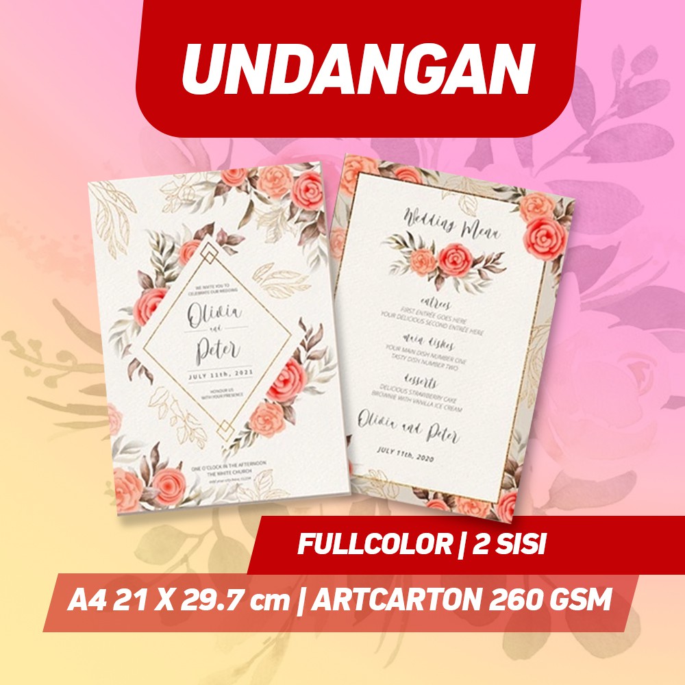 Detail Undangan Art Paper Nomer 50