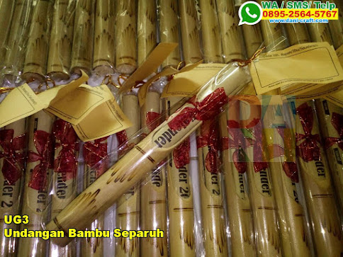 Detail Undangan Bambu Separo Nomer 33