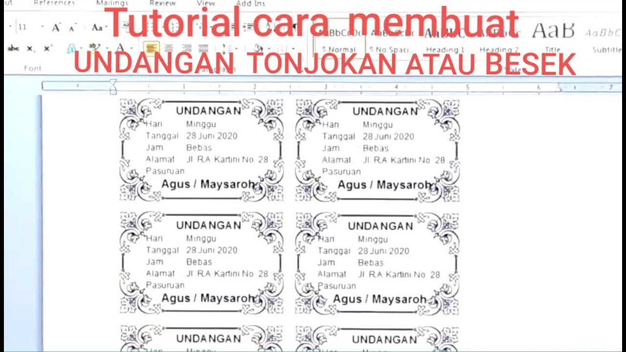 Detail Undangan Besek Pernikahan Nomer 23