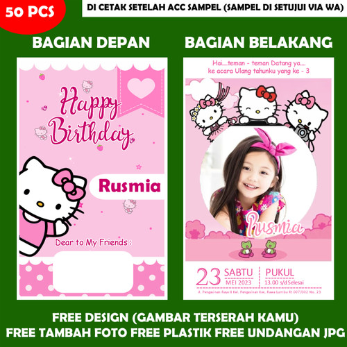 Detail Undangan Birthday Nomer 14