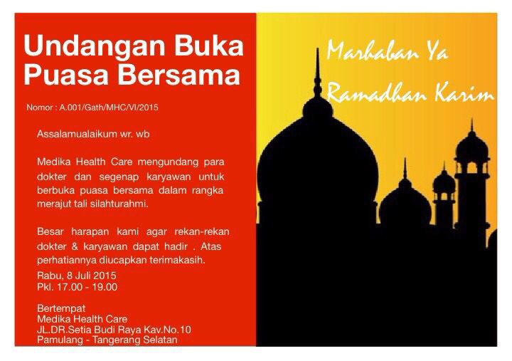 Detail Undangan Buka Bersama Ramadhan Nomer 16
