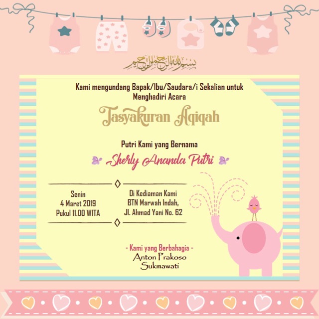 Detail Undangan Digital Aqiqah Nomer 12