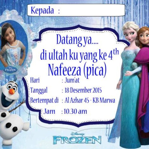 Undangan Frozen - KibrisPDR