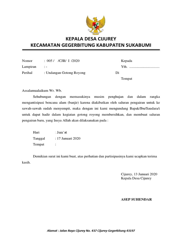 Detail Undangan Gotong Royong Koleksi Nomer 2