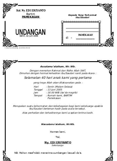 Detail Undangan Haflatul Imtihan Nomer 24