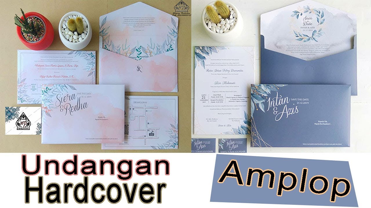 Detail Undangan Hardcover Amplop Nomer 38