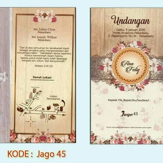 Detail Undangan Jago 45 Nomer 10