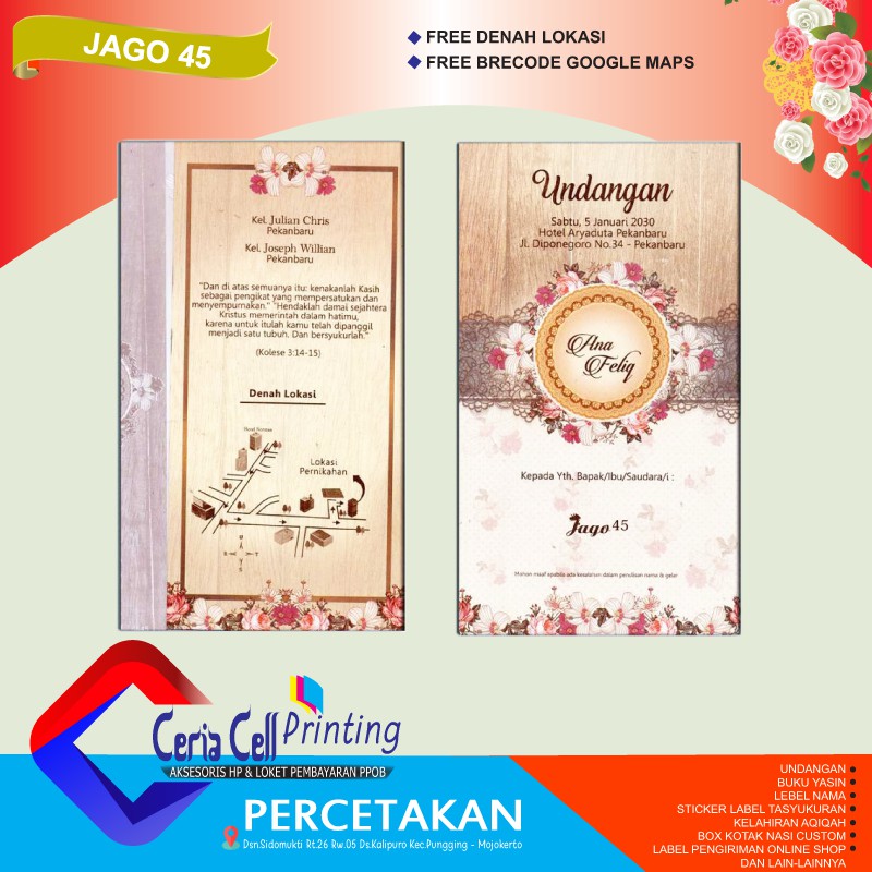 Detail Undangan Jago 45 Nomer 26