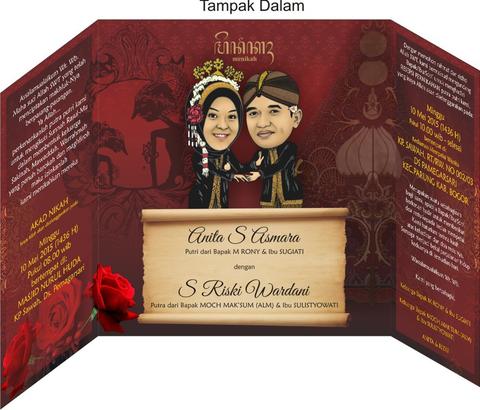 Detail Undangan Karikatur Pernikahan Nomer 41