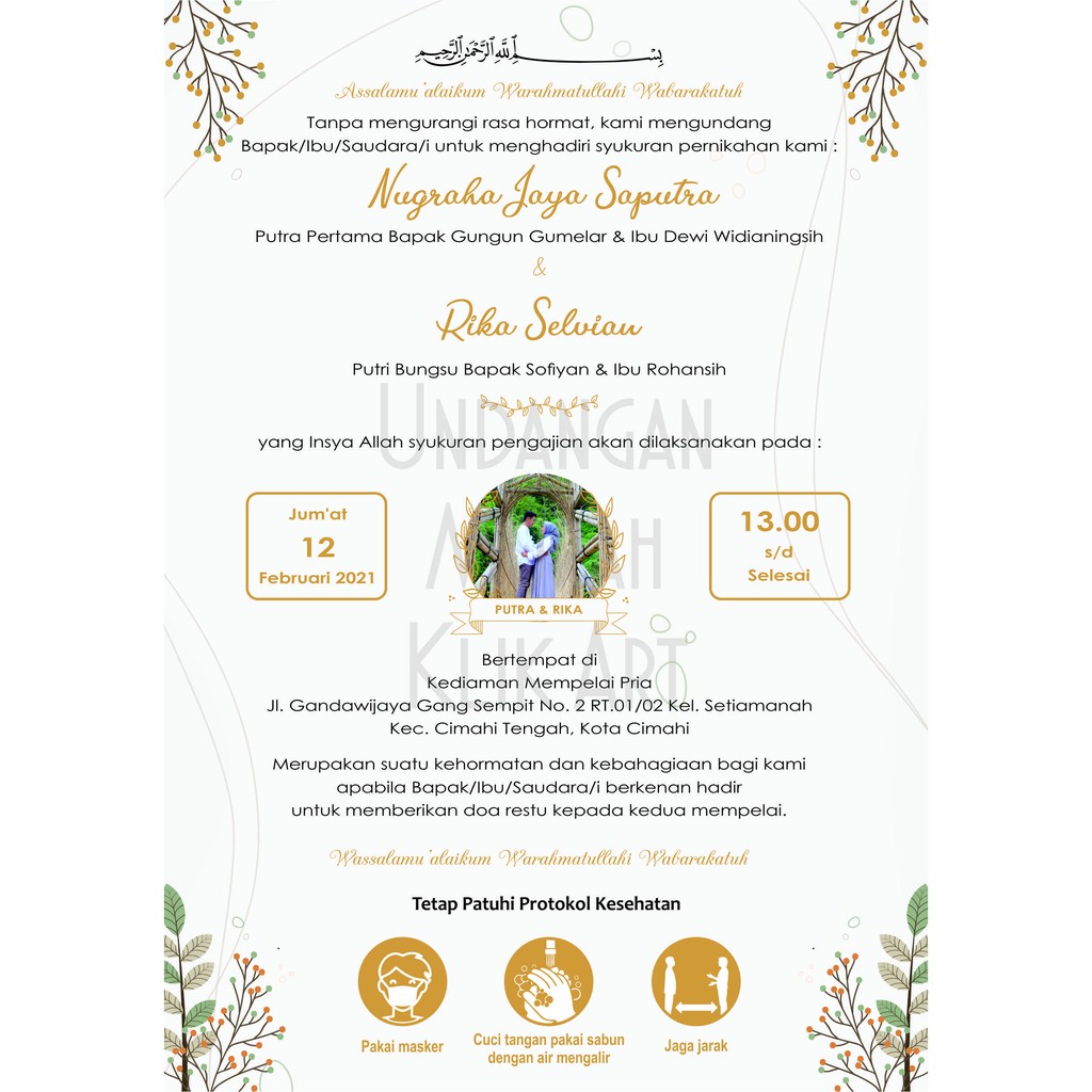 Detail Undangan Kenduri Pernikahan Koleksi Nomer 53