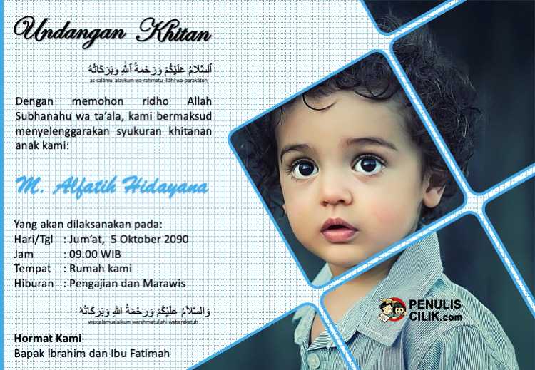 Detail Undangan Khitanan Anak Nomer 14