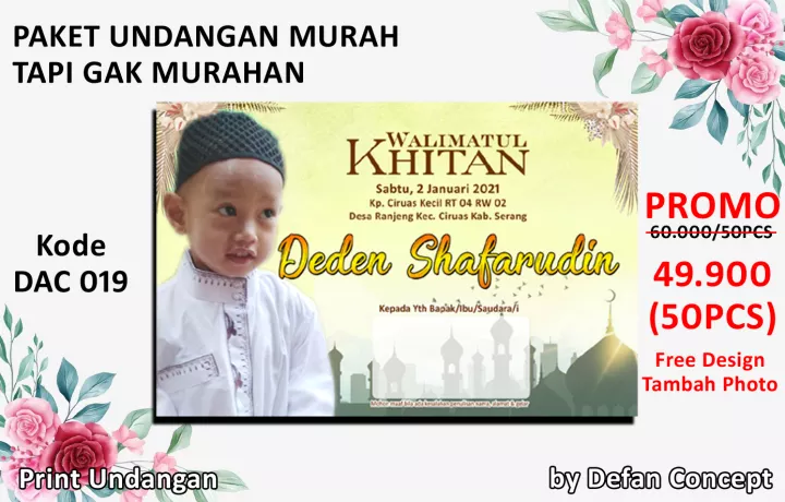 Detail Undangan Khitanan Anak Nomer 50