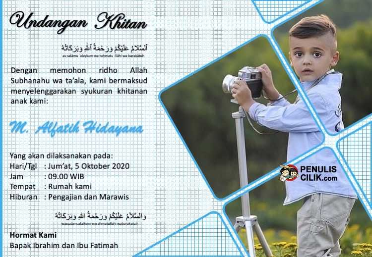 Detail Undangan Khitanan Anak Perempuan Nomer 17