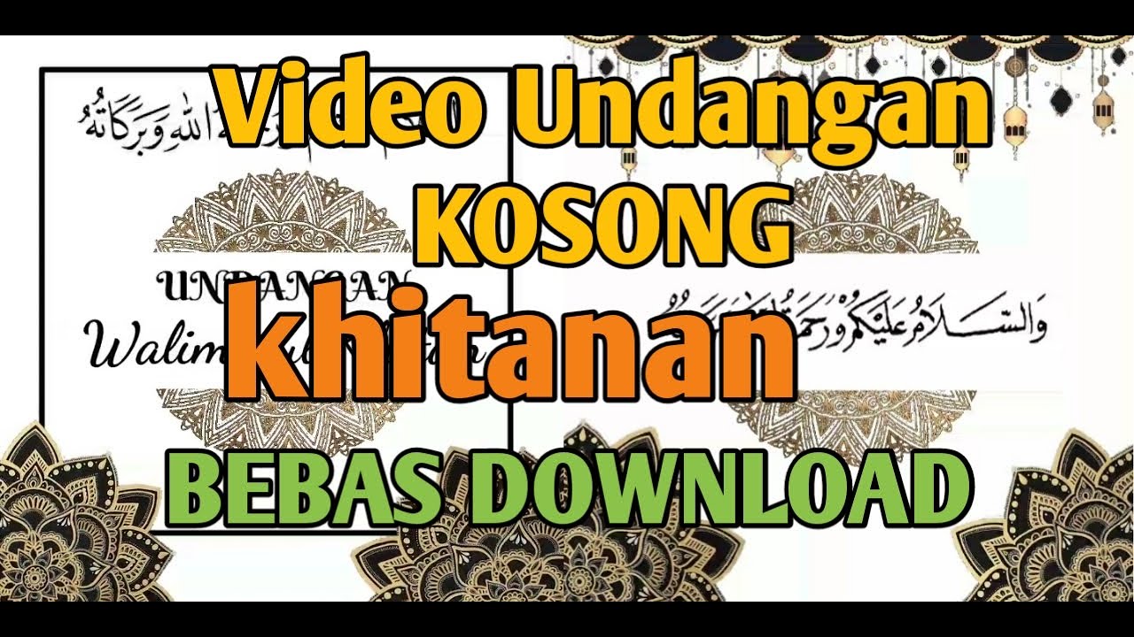 Detail Undangan Khitanan Kosong Nomer 43