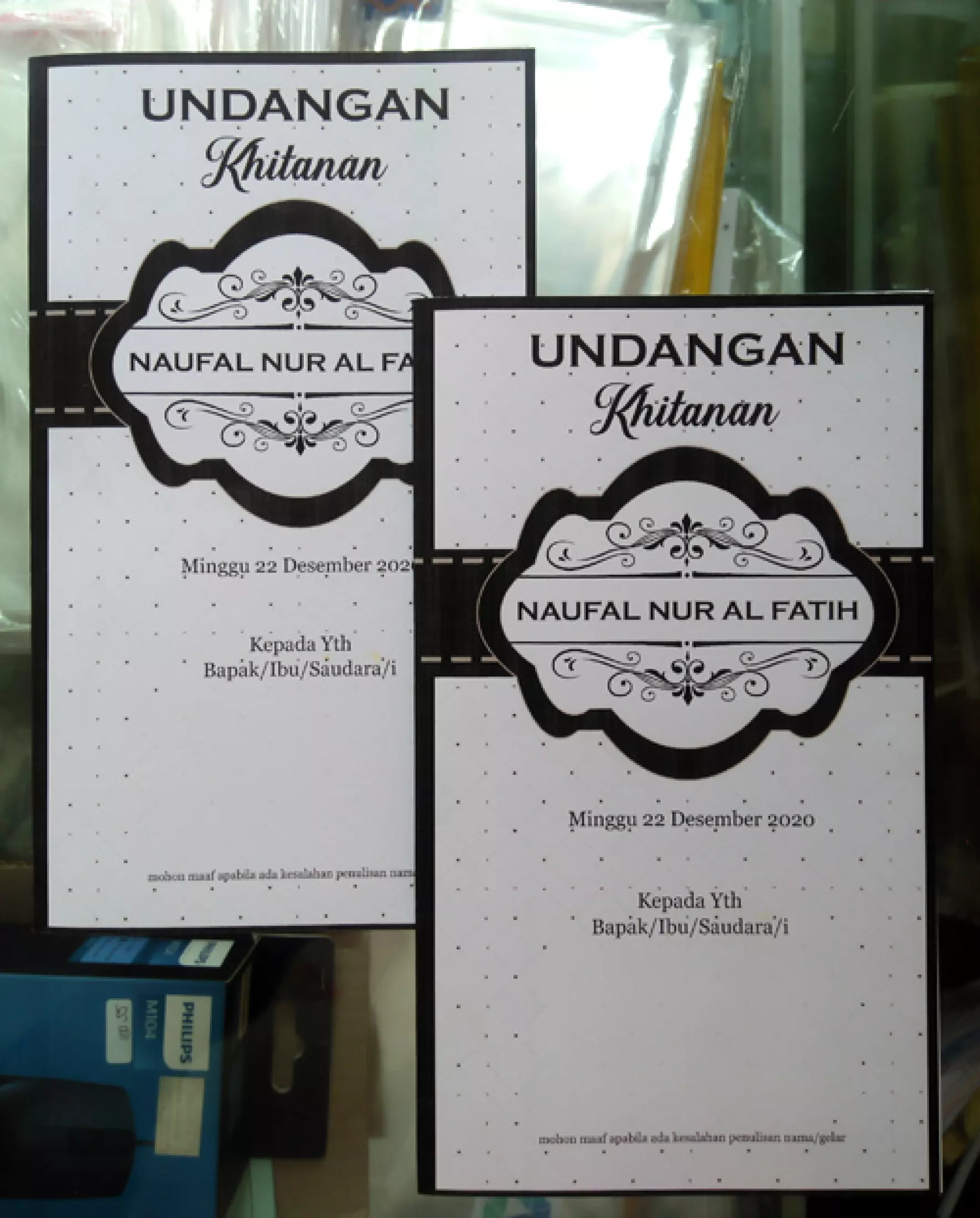 Detail Undangan Khitanan Unik Dan Murah Nomer 51