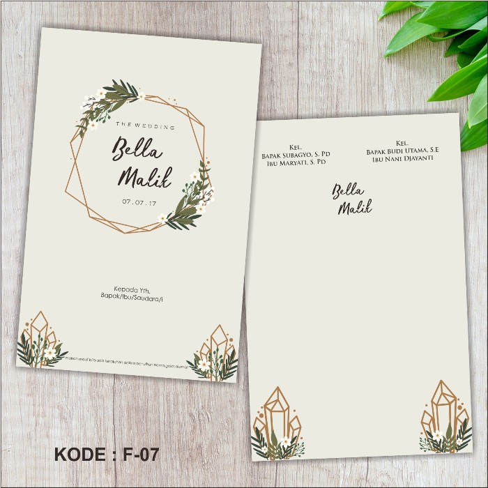 Detail Undangan Kosong Nomer 14