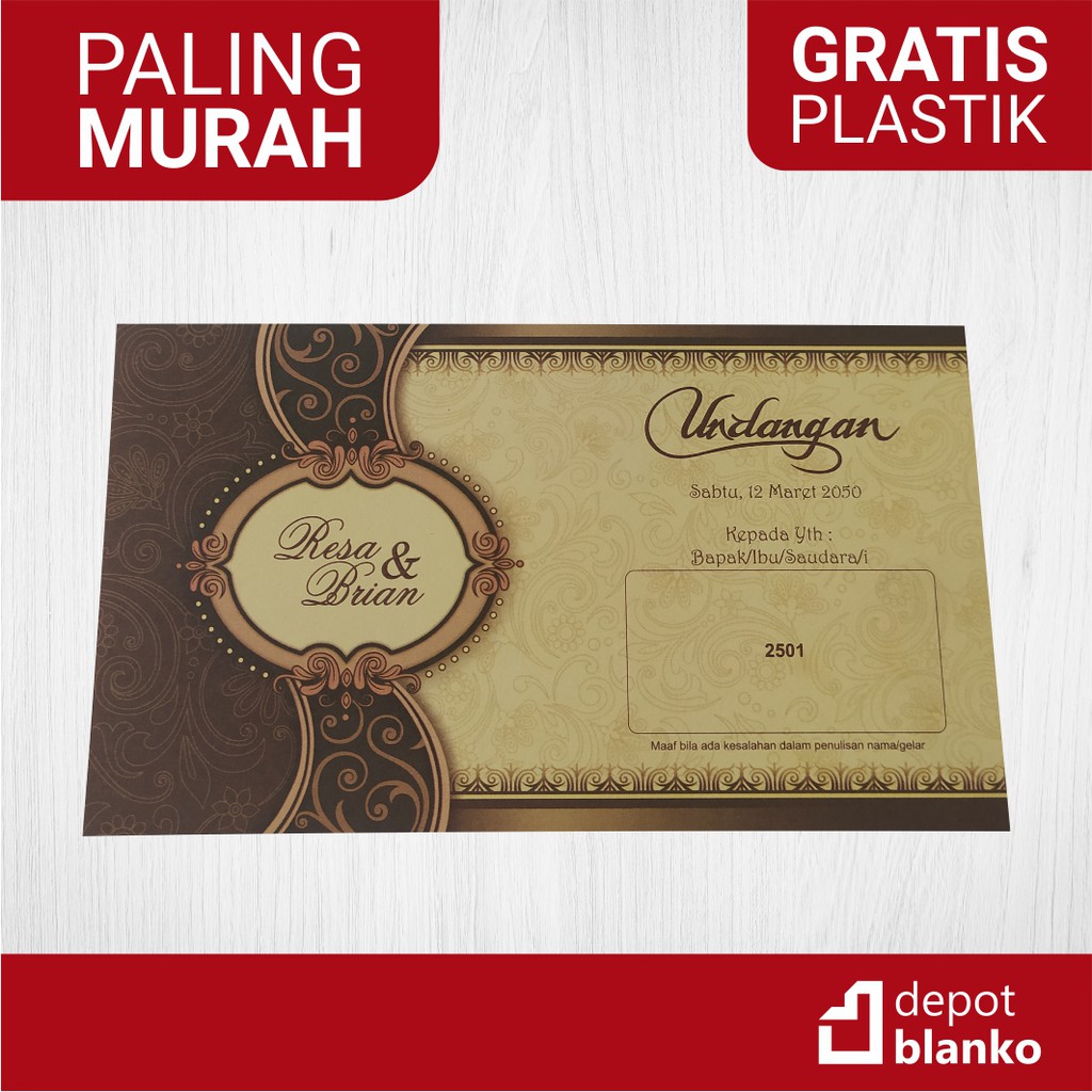 Detail Undangan Kosong Nomer 15