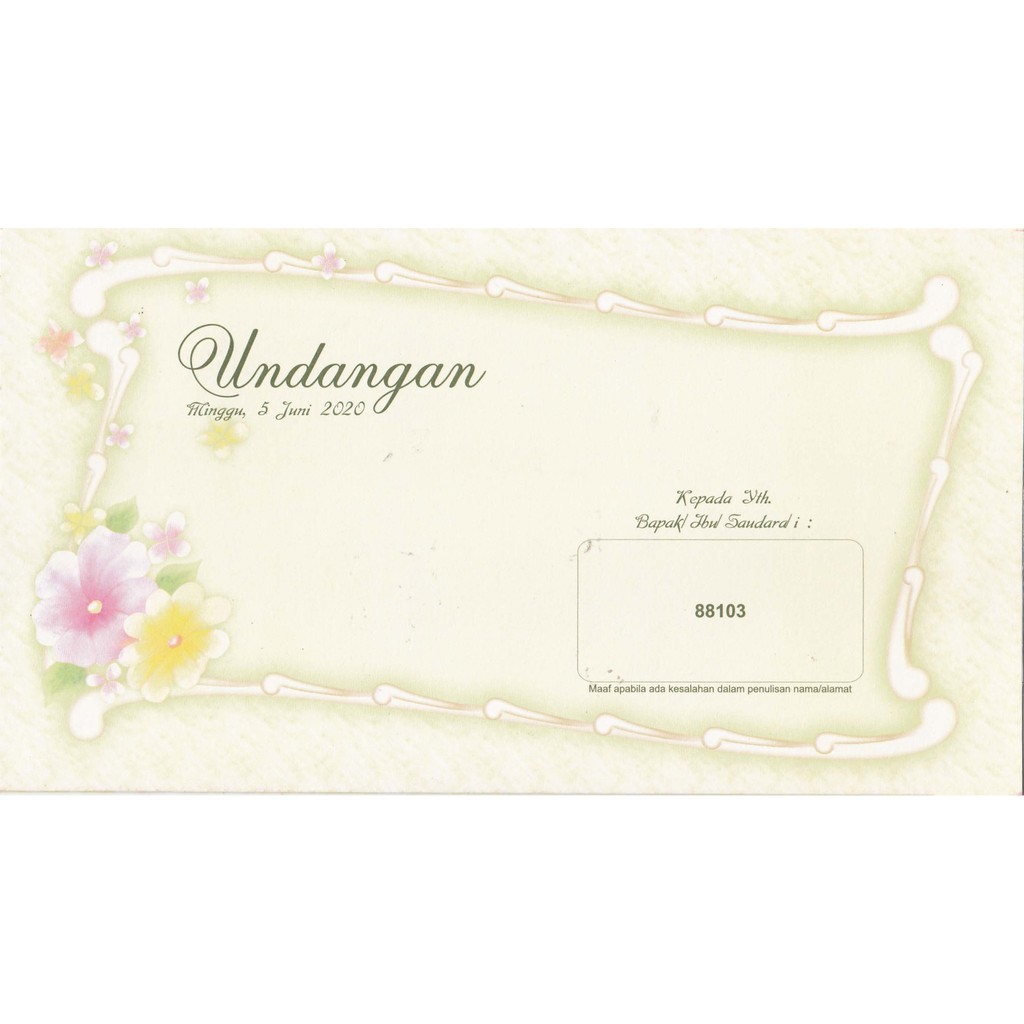 Detail Undangan Kosong Nomer 19
