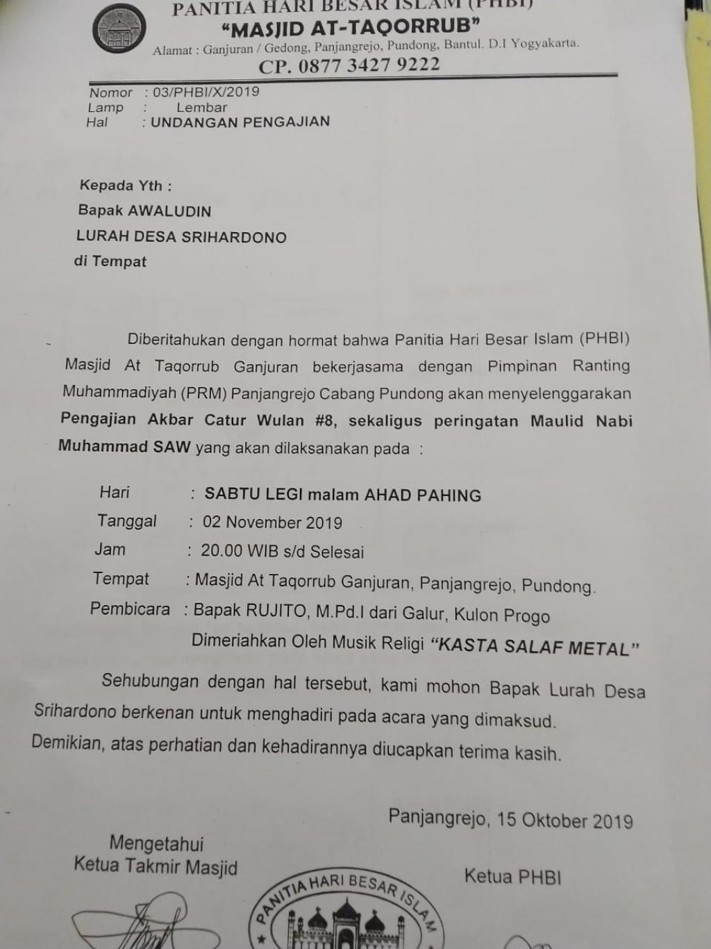 Detail Undangan Maulid 2019 Nomer 42