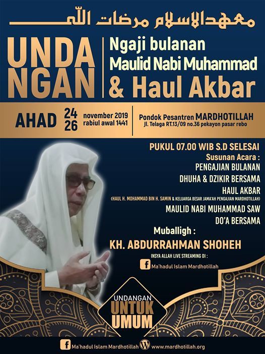 Detail Undangan Maulid 2019 Nomer 44