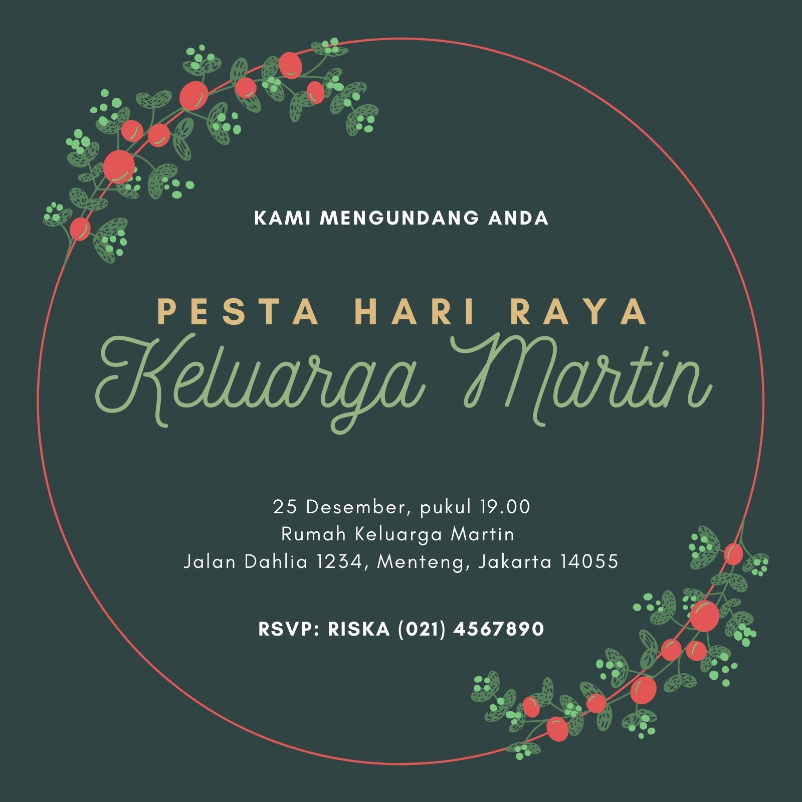 Detail Undangan Natal Kreatif Nomer 37