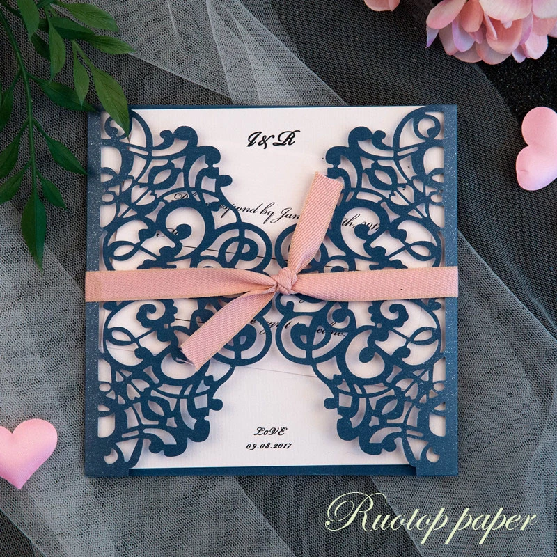 Detail Undangan Navy Silver Nomer 20
