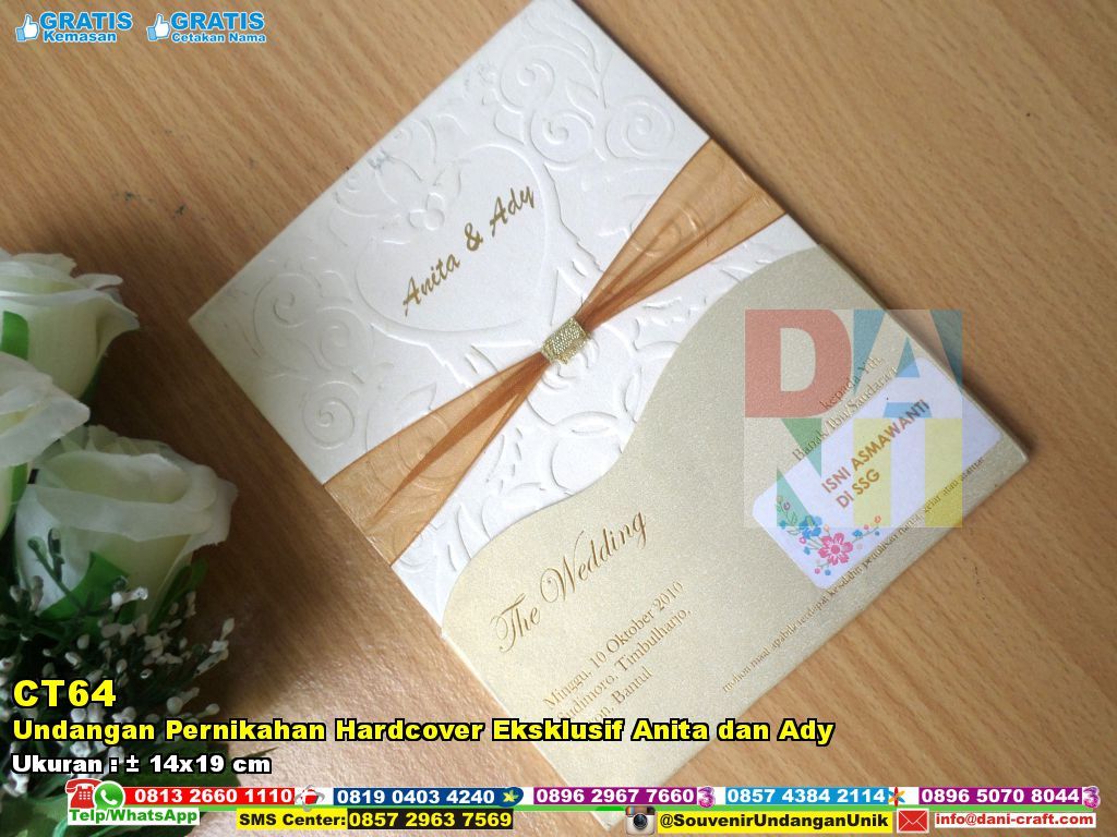 Detail Undangan Nikah Hardcover Nomer 31