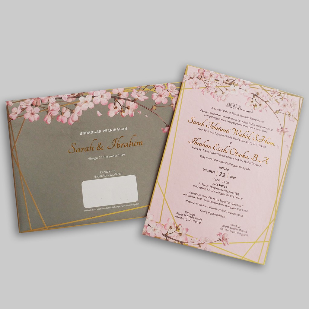 Detail Undangan Nikah Hardcover Nomer 32