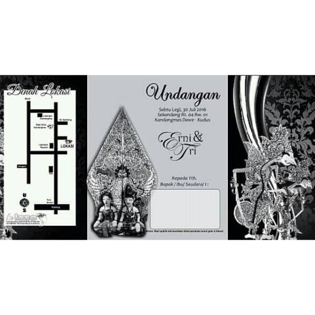 Detail Undangan Nikah Hitam Putih Koleksi Nomer 7