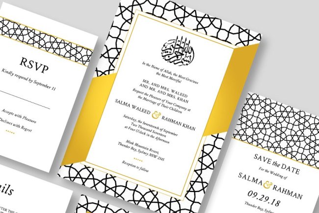 Detail Undangan Nikah Islami Nomer 48